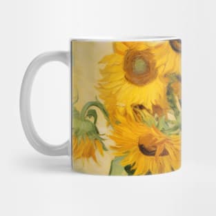 Yellow Sunflowers Vintage Flowers Mug